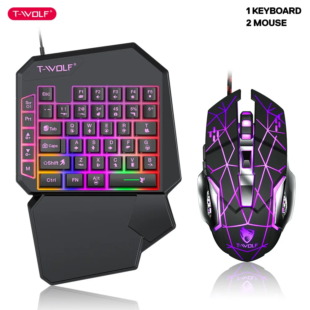 Gaming Keyboard Mobile - T-WOLF TF900 ensemble de trônes de