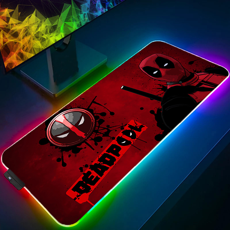Gaming Keyboard Nearby - LED tapis de souris jeu rétro-éclairage