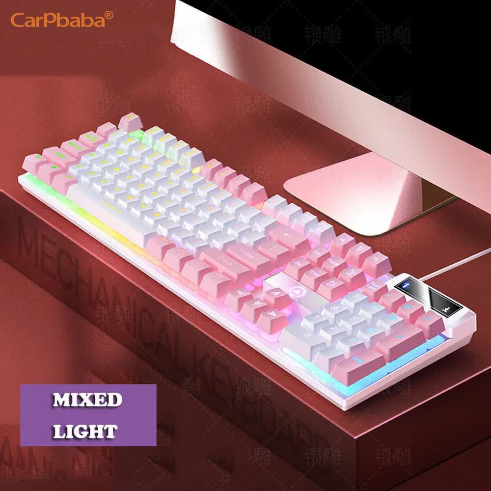 Gaming Keyboard Mobile - Carpbaba K500 104 touches USB clavier