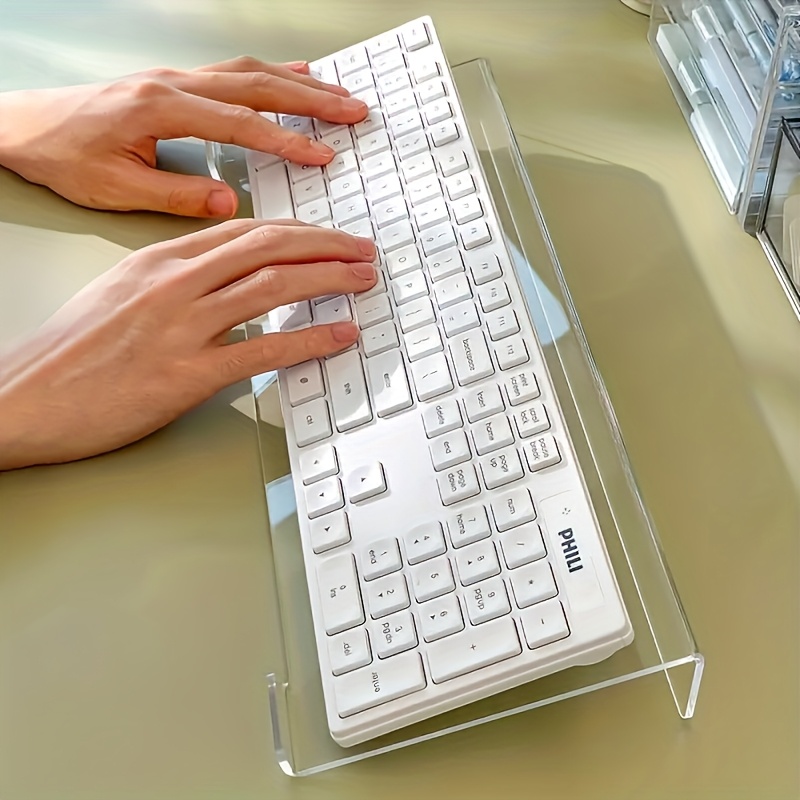 Gaming Keyboard Ergonomic - Support de clavier en acrylique, organisateur