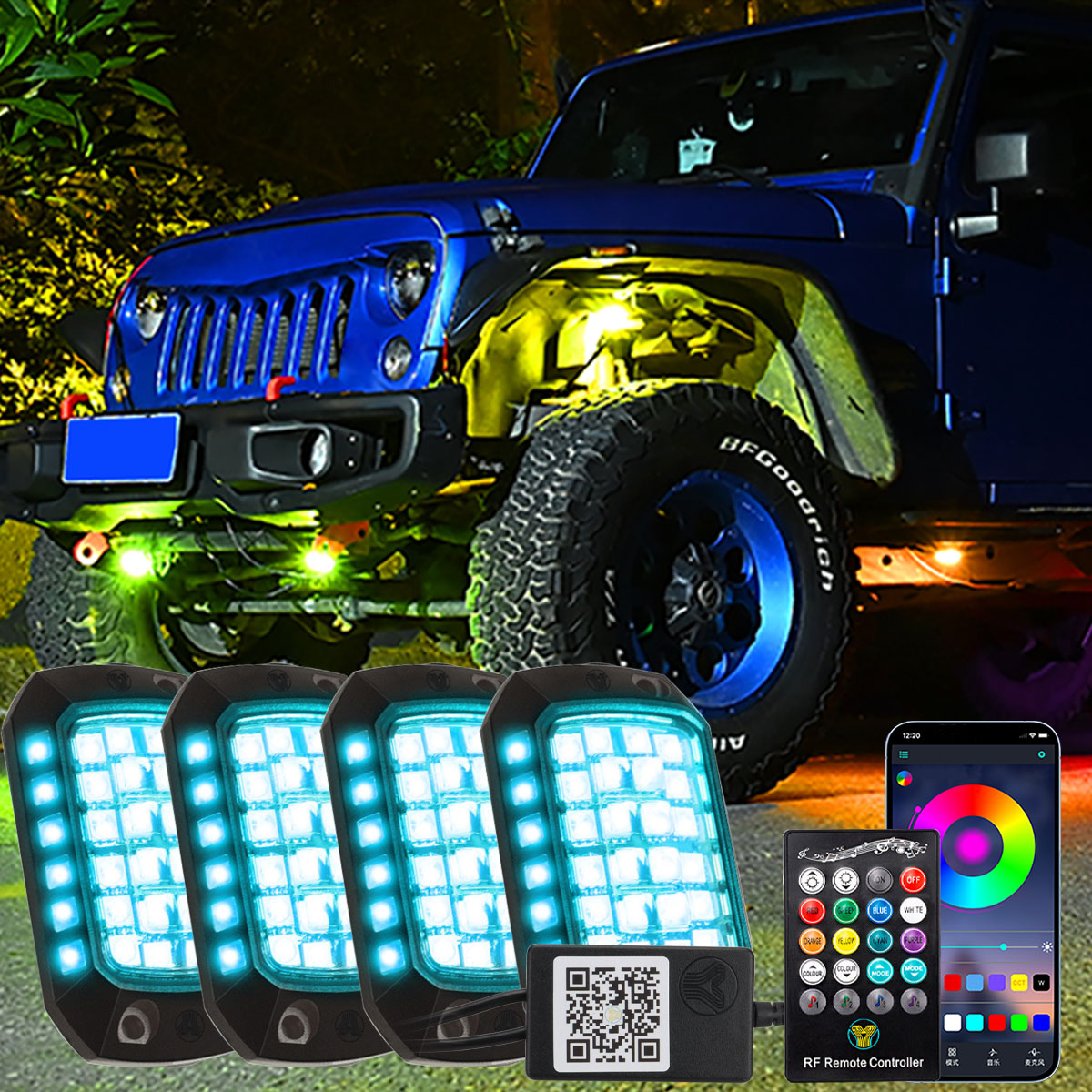 Rgb Underglow Strip - Bande lumineuse LED RGB pour châssis