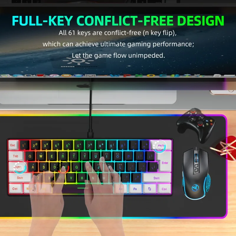 Kit Combo Clavier et Souris Ga - Gaming Keyboard Ergonomic avis et prix