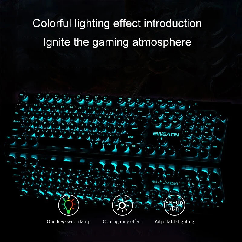 Ensemble clavier et souris rét - Gaming Keyboard Mouse avis et prix