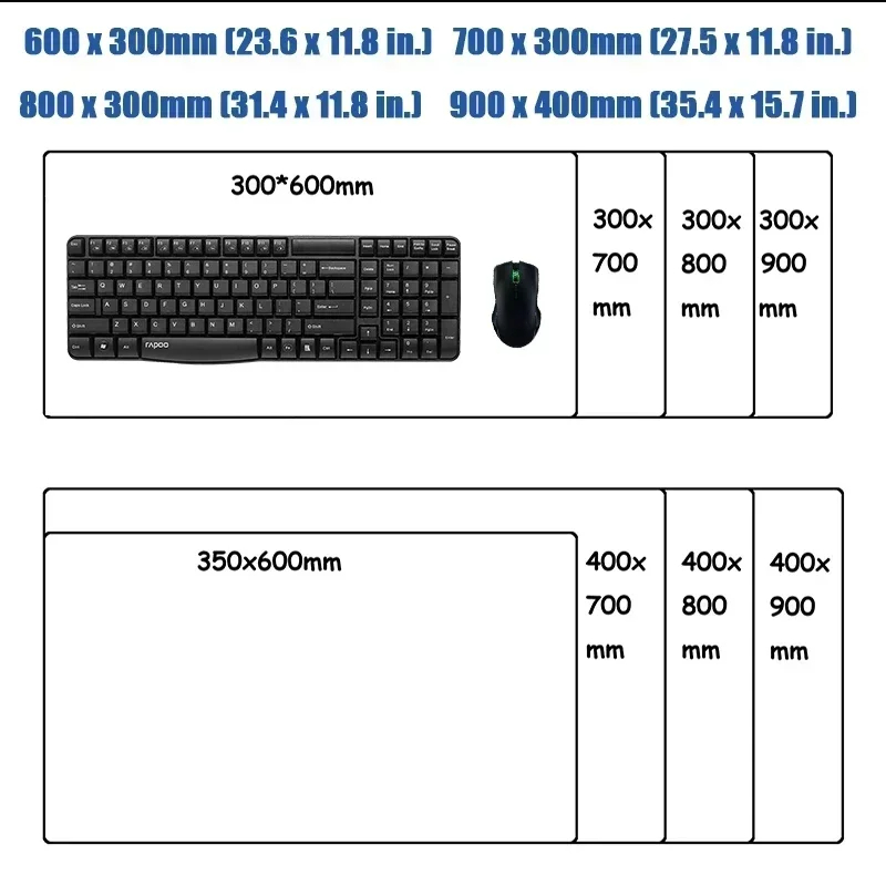 Tapis de souris XXL DIY Anime  - Gaming Keyboard Mouse avis et prix