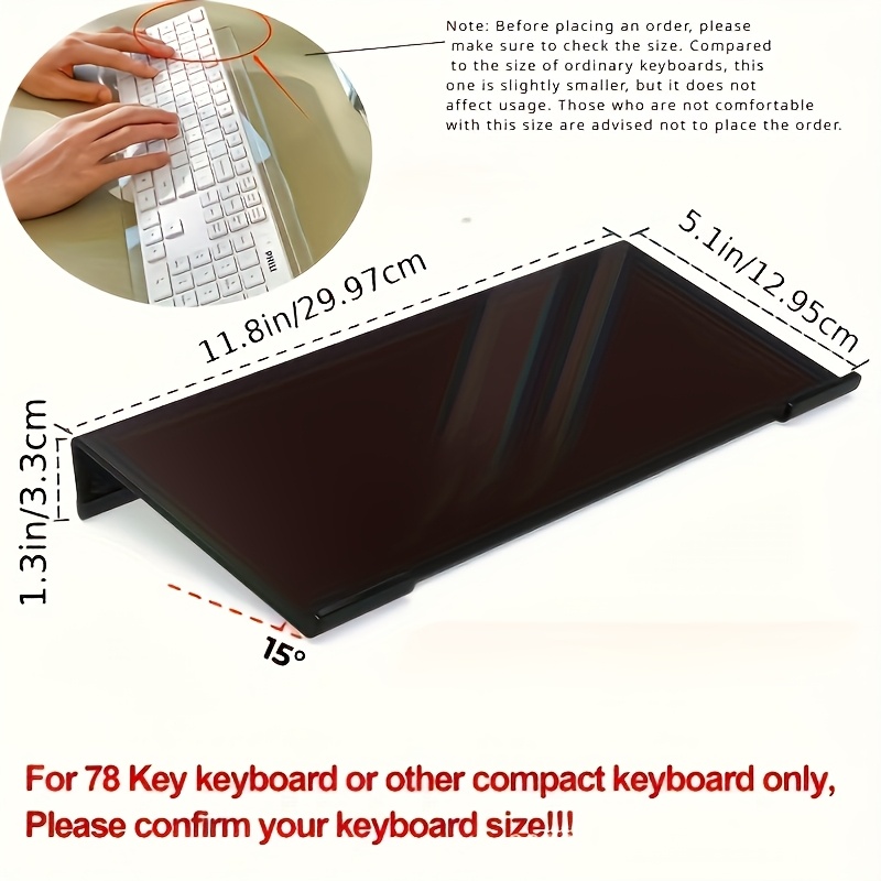 Support de clavier en acryliqu - Gaming Keyboard Ergonomic avis et prix