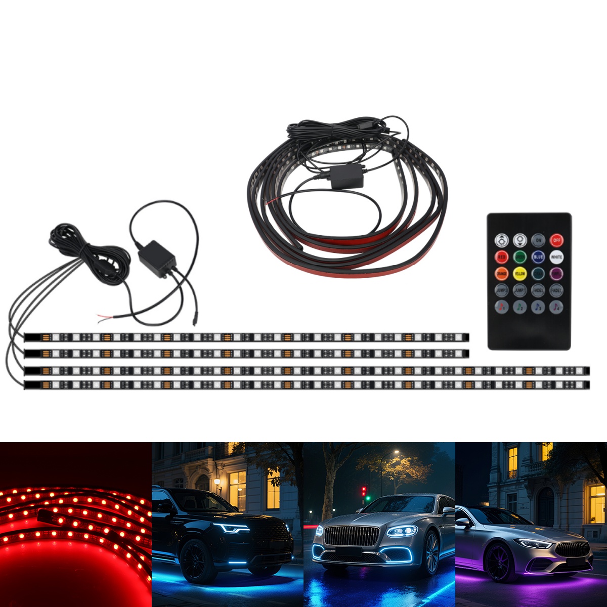 Barre lumineuse RGB pour châss - Rgb Underglow Strip avis et prix