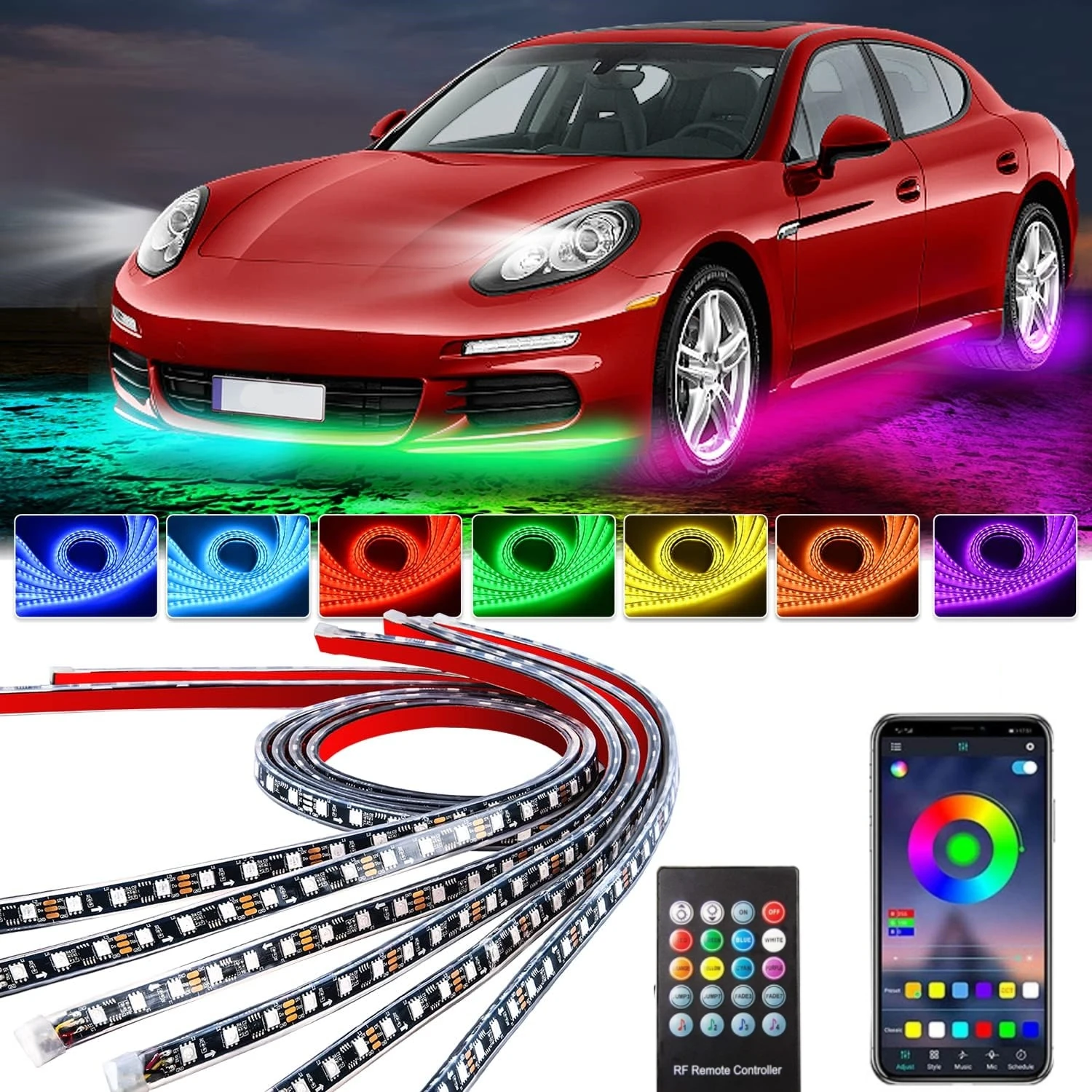 Bande lumineuse néon LED flexi - Rgb Underglow Strip avis et prix