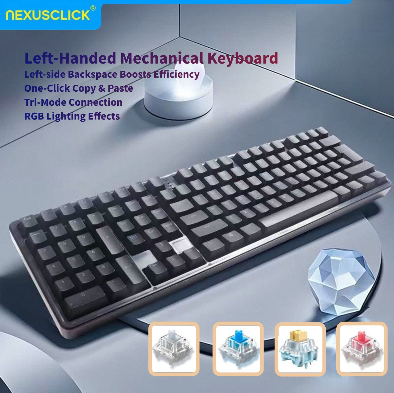 Clavier mécanique ergonomique  - Gaming Keyboard Number Pad avis et prix